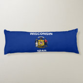 ウィスコンシン州旗 ボディピロー (裏面)