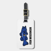 ウィスコンシン州旗 ラゲッジタグ (正面縦)
