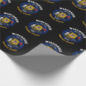 ウィスコンシン州旗 ラッピングペーパー (角)