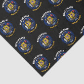 ウィスコンシン州旗 薄葉紙 (詳細)