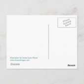 ウィスコンシン州間地図はがき ポストカード (裏面)