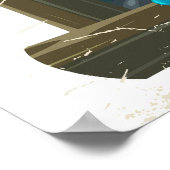 ウィスコンシン州魚釣りポスター ポスター (角)