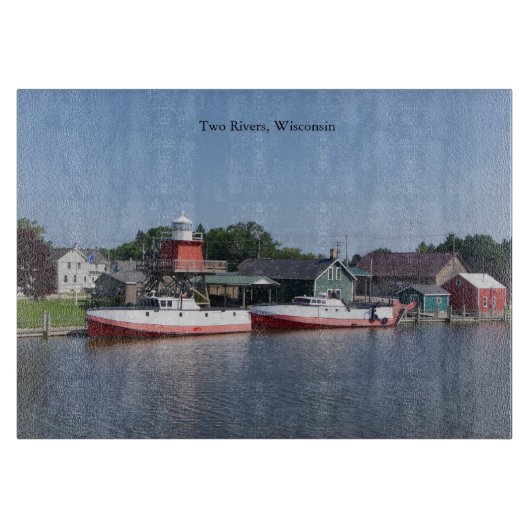 ウィスコンシン州2つの河川 カッティングボード (正面)