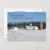 ウィスコンシン州，アメリカのアイルランド共和国 ポストカード (正面/裏面)