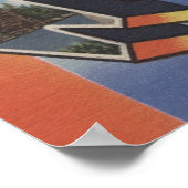 ウィスコンシン州,ウィスコンシン州 – 大文字シーン ポスター (角)