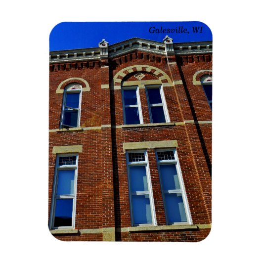 ウィスコンシン州，ガレスビル マグネット (縦)