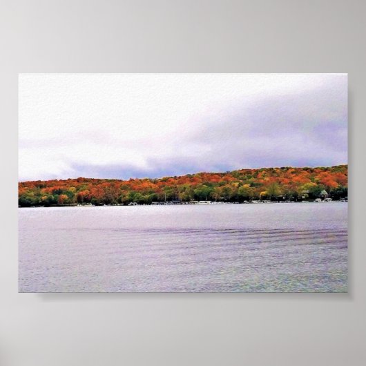 ウィスコンシン州，ジュネーブ湖 ポスター (正面)