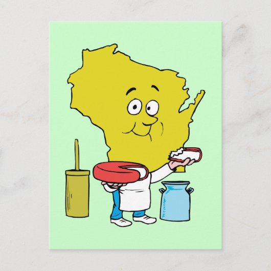 ウィスコンシン州 チェージヴィンテージ トラベル土産 ポストカード (正面)