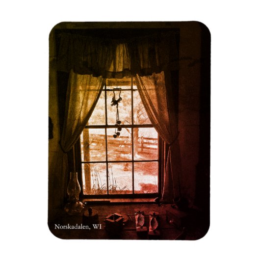 ウィスコンシン州，ノルスカダレン マグネット (縦)