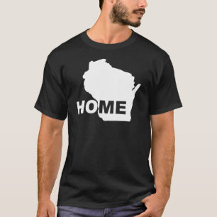 ウィスコンシン州 ホーム・アウェイ・フロム・ステート Tシャツ