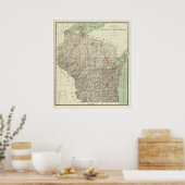 ウィスコンシン州 ポスター (キッチン)