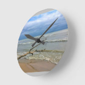 ウィスコンシン州,ミシガン湖 ラウンド壁時計 (傾斜)