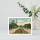 ウィスコンシン州，ミルウォーキー，グランドアヴェヴィンテージ ポストカード (スタンド正面)