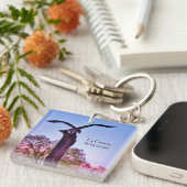 ウィスコンシン州，ラクロス キーホルダー (正面右)