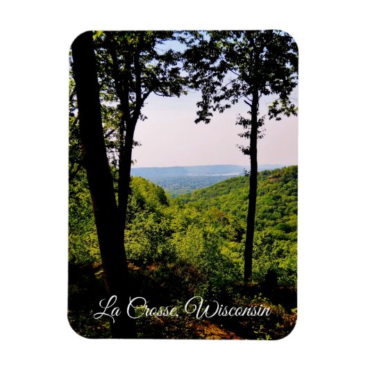 ウィスコンシン州，ラクロス マグネット (縦)