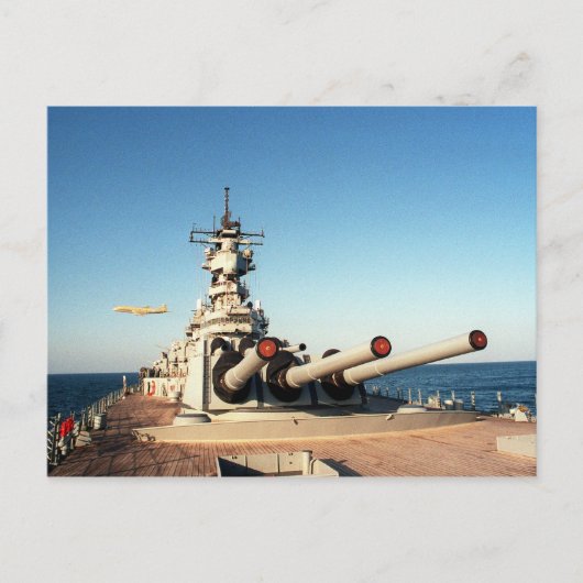 ウィスコンシン州(BB-64) ポストカード (正面)
