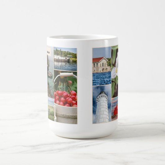 ウィスコンシン州Door County – ランドマーク、ローカルお気に入りの コーヒーマグカップ (中央)