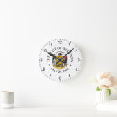 ウィスコンシン徴候 ラウンド壁時計 (ホーム)