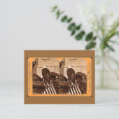 ウィスコンシン戦争イーグル旧阿部 – 立体視 ポストカード (スタンド正面)