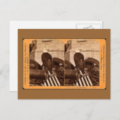 ウィスコンシン戦争イーグル旧阿部 – 立体視 ポストカード (正面/裏面)