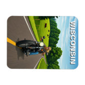 ウィスコンシン旅行 マグネット (横)