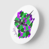 ウィスコンシン時計 ラウンド壁時計 (傾斜)