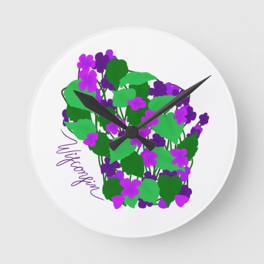 ウィスコンシン時計 ラウンド壁時計 (正面)