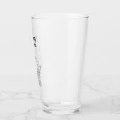 ウィスコンシン晩餐クラブをテーマにしたビアグラス タンブラーグラス (左)