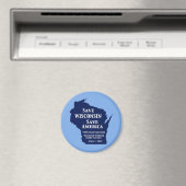 ウィスコンシン最高裁判所にクロフォードの票 マグネット (インサイチュ (食洗機))