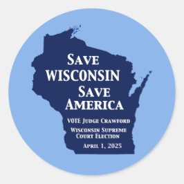 ウィスコンシン最高裁判所にクロフォードの票 ラウンドシール