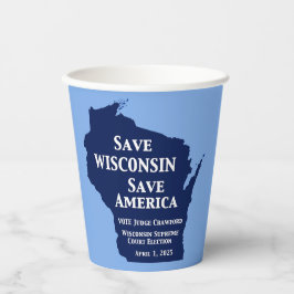 ウィスコンシン最高裁判所にクロフォードの票 紙コップ