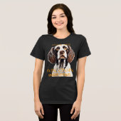 ウィスコンシン準州の犬 ウォーター・スパニエル トライブレンドＴシャツ (正面全面)