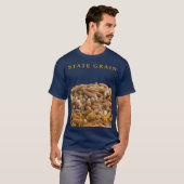 ウィスコンシン準州の穀物コーン Tシャツ (正面フル)