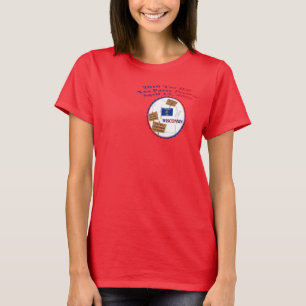 ウィスコンシン税デイティーパーティー抗議Tシャツ Tシャツ