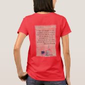 ウィスコンシン税デイティーパーティー抗議Tシャツ Tシャツ (裏面)