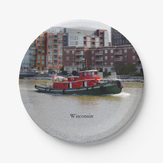 ウィスコンシン紙プレート ペーパープレート (正面)