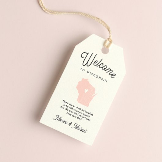 ウィスコンシン結婚ズの色へようこそ!! ギフトタグ