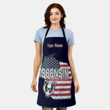 ウィスコンシン統一された州州マップヴィンテージUSA