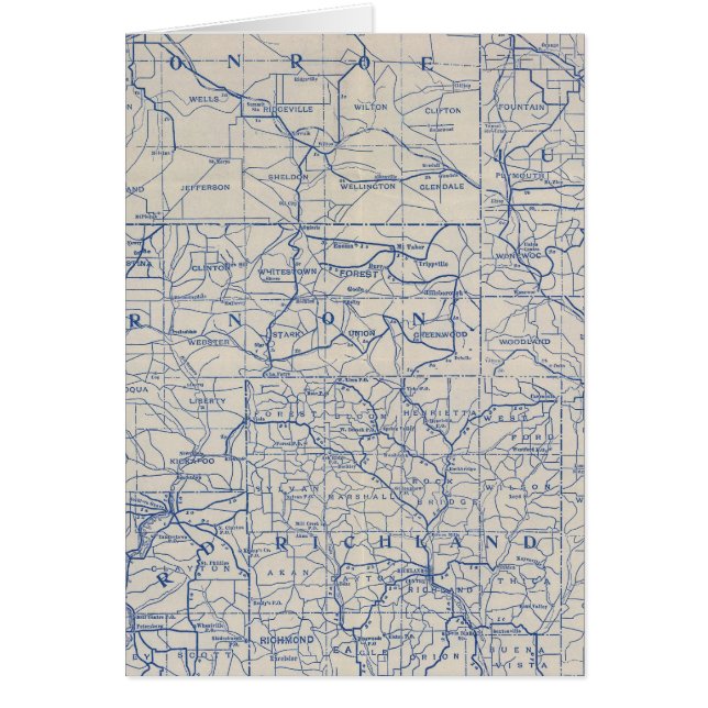 ウィスコンシン自転車道路地図 (正面)