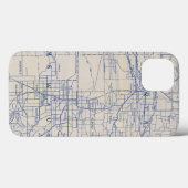 ウィスコンシン自転車道路地図2 Case-Mate iPhoneケース (裏面 (横))