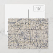 ウィスコンシン自転車道路地図4 ポストカード (正面/裏面)