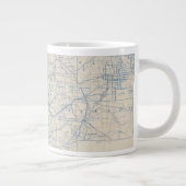 ウィスコンシン自転車道路地図6 ジャンボコーヒーマグカップ (右)
