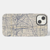 ウィスコンシン自転車道路地図 4 iPhoneケース (裏面横)
