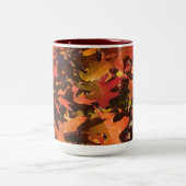 ウィスコンシン葉州レッドオーク ツートーンマグカップ (中央)