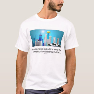 ウィスコンシン著侵入の後のミネソタ;) Tシャツ