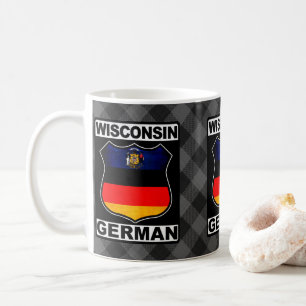ウィスコンシン語ドイツ系アメリカ人マグカップ コーヒーマグカップ