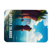 ウィスコンシン諸島国家レイクショア マグネット (横)