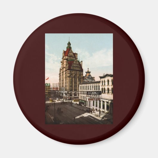 ウィスコンシン通りミルウォーキー マグネット (正面)