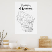 ウィスコンシン醸造所をテーマにしたポスター ポスター (キッチン)