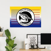 ウィスコンシン雪の鳥 ポスター (ホームオフィス)